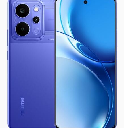 realme P4 Power 5G Smartphone, TransBlue , 8GB RAM, 256GB Storage, 10001mAh Battery, 6.8 Inch Display, Triple Camera