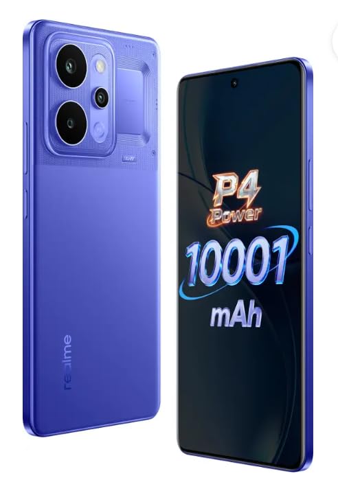 realme P4 Power 5G Smartphone, TransBlue , 8GB RAM, 256GB Storage, 10001mAh Battery, 6.8 Inch Display, Triple Camera - Image 4