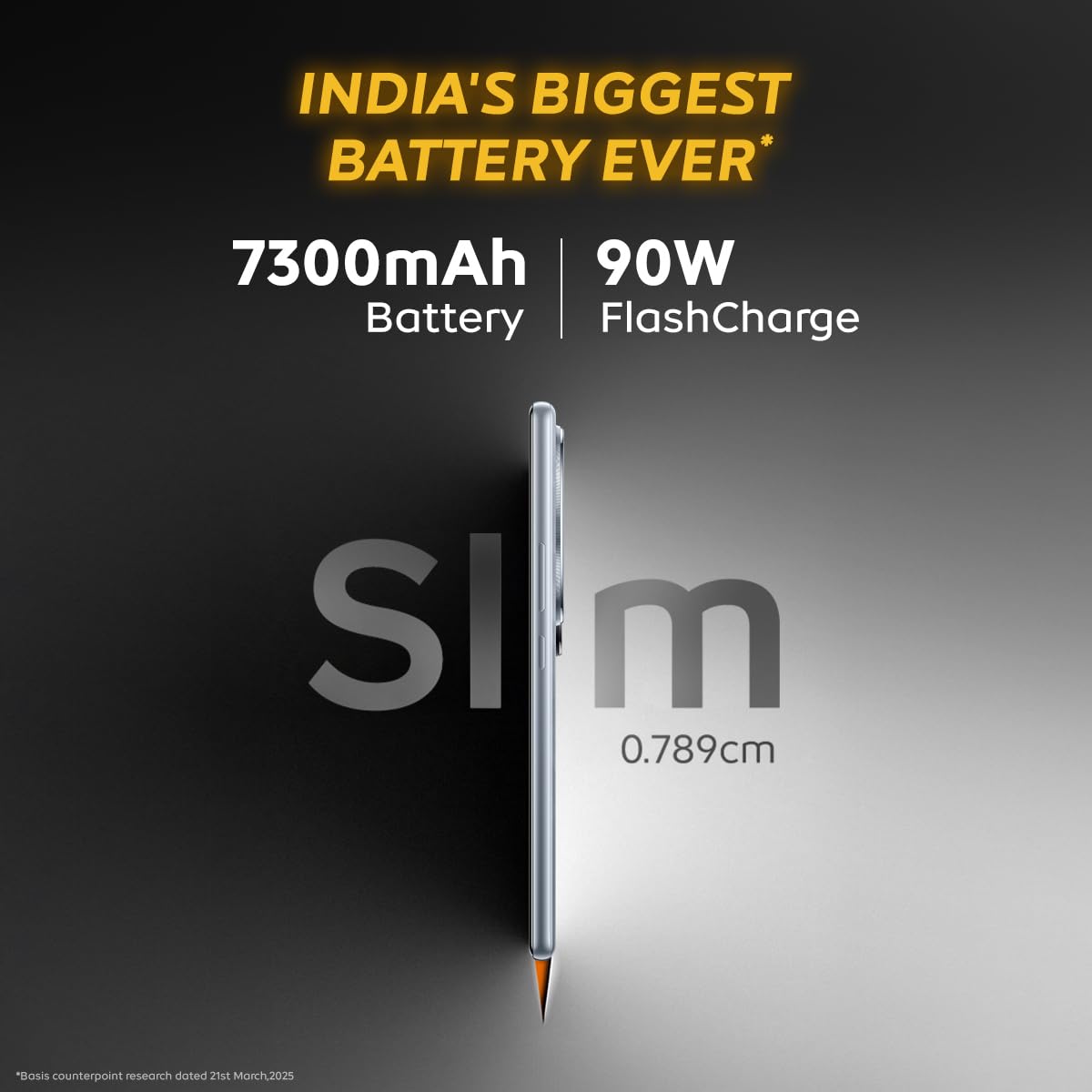 iQOO Z10 5G (8GB RAM, 128GB Storage) | India's Biggest Ever 7300 mAh Battery | Snapdragon 7s Gen 3 Processor | Brightest Quad Curved AMOLED Display in the Segment (Glacial Silver | Stellar Black) - Image 8