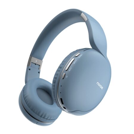 Noise Two Wireless On Ear Headphones with 50 Hours Playtime, Low Latency(up to 45ms), 4 Play Modes, Dual Pairing, BT v5.3, (Bold Black | Serene Blue | Calm White)