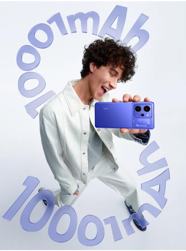 realme P4 Power 5G Smartphone, TransBlue , 8GB RAM, 256GB Storage, 10001mAh Battery, 6.8 Inch Display, Triple Camera - Image 5
