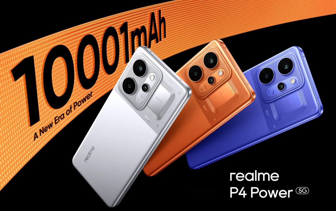 realme P4 Power 5G Smartphone, TransBlue , 8GB RAM, 256GB Storage, 10001mAh Battery, 6.8 Inch Display, Triple Camera - Image 8