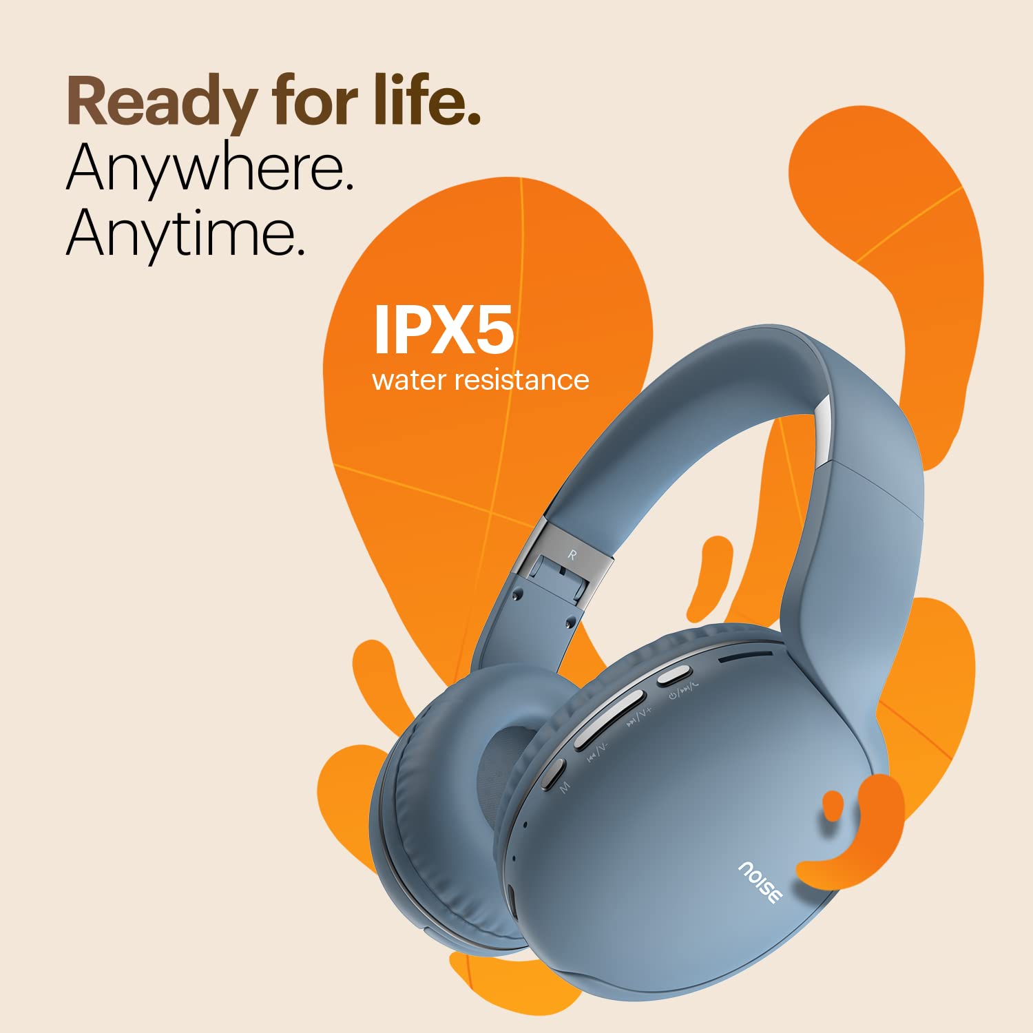 Noise Two Wireless On Ear Headphones with 50 Hours Playtime, Low Latency(up to 45ms), 4 Play Modes, Dual Pairing, BT v5.3, (Bold Black | Serene Blue | Calm White) - Image 13