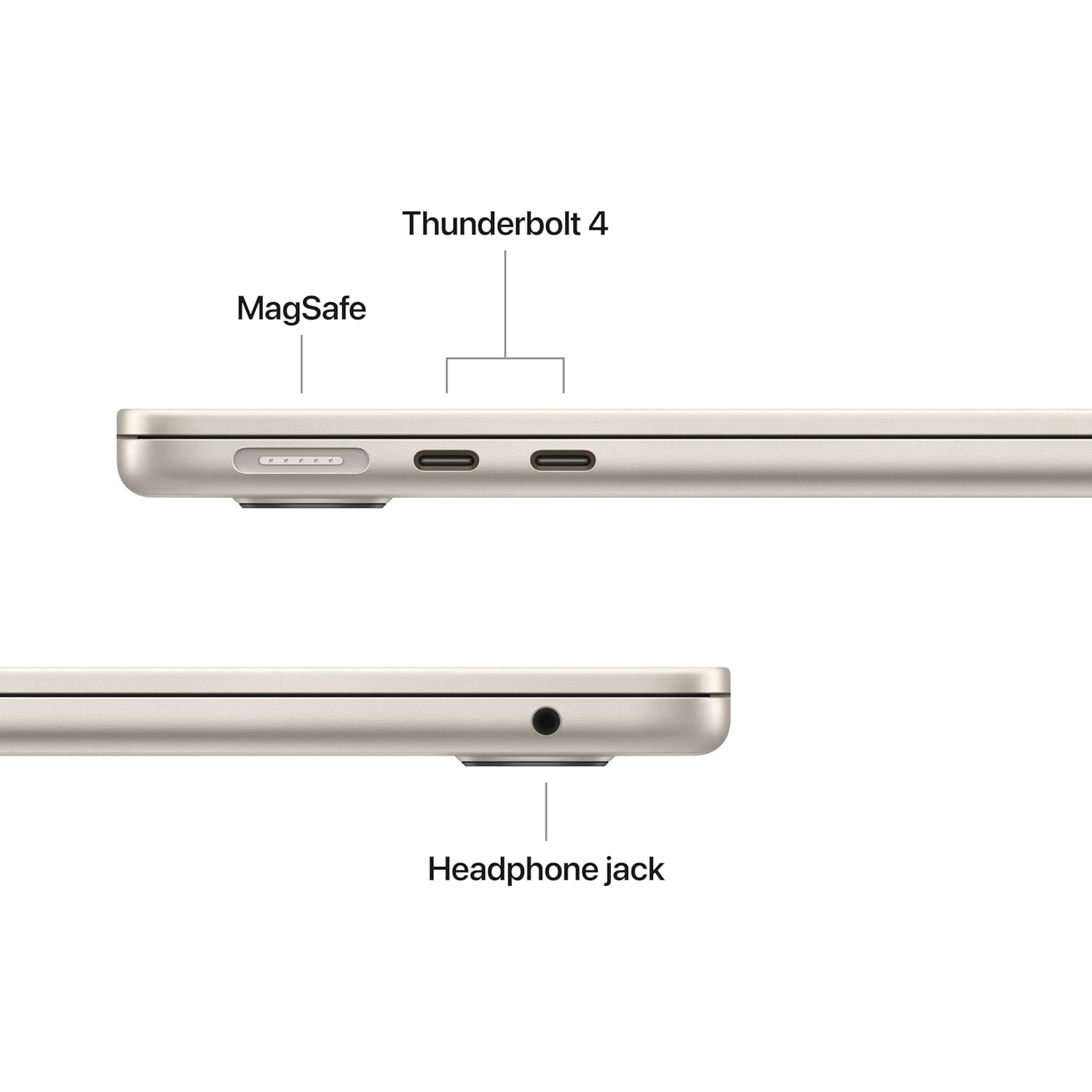 Apple MacBook Air 13″ Laptop with M5 chip: AI and Apple Intelligence, 34.46 cm (13.6″) Liquid Retina Display, 24GB Unified Memory, 1 TB SSD Storage, 12MP Center Stage Camera, Touch ID, (Silver | Starlight | Sky Blue | Midnight) - Image 6