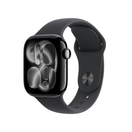 Apple Watch Series 11 GPS 42mm Silver Aluminium Case with Purple Fog Sport Band - S/M, (Jet Black Aluminium/Black | Rose Gold Aluminium/Light Blush | Space Grey Aluminium/Black | Silver Aluminium/Purple Fog)