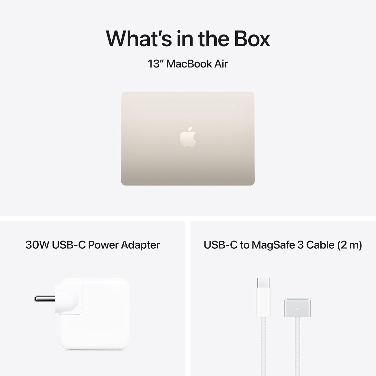 Apple MacBook Air 13″ Laptop with M5 chip: AI and Apple Intelligence, 34.46 cm (13.6″) Liquid Retina Display, 24GB Unified Memory, 1 TB SSD Storage, 12MP Center Stage Camera, Touch ID, (Silver | Starlight | Sky Blue | Midnight) - Image 12