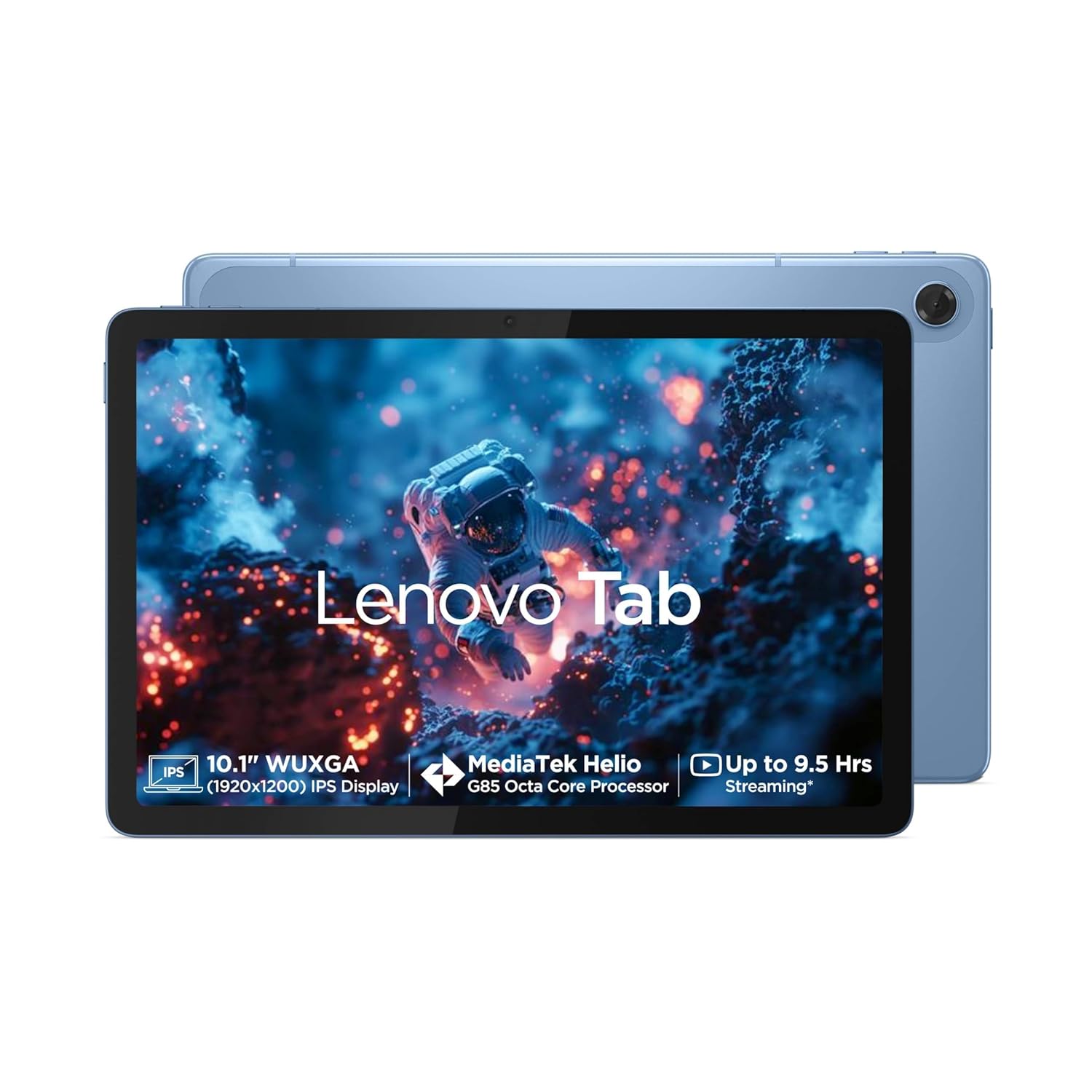 Lenovo Tab (Smartchoice) | 10.1 Inch Display| Wi-Fi Only| 4 GB RAM + 64 GB ROM (Expandable up to 1 TB)| Metal Body| Dual Speakers with Dolby Atmos| Android 14| Color, (Polar Blue | Grey) - Image 12