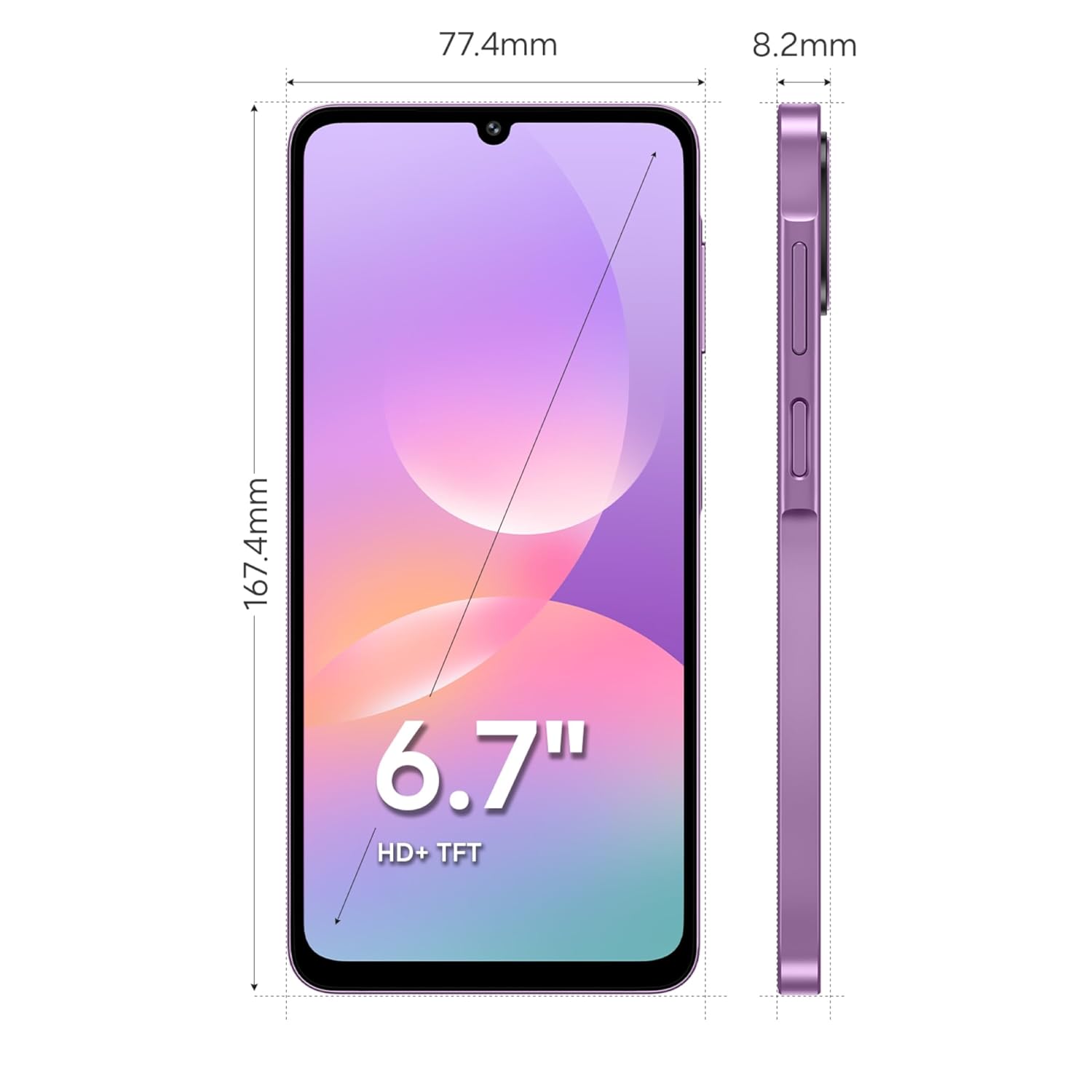 Samsung Galaxy M17e 5G Mobile (Vibe Violet, 4GB RAM, 128GB Storage) | Smoothest 120 Hz Refresh Rate| Monster 6000 mAh Battery | IP54 | 6 Gen OS Upgrades | AI | Gemini Live | Without Charger (Blitz Blue | Vibe Violet) - Image 3