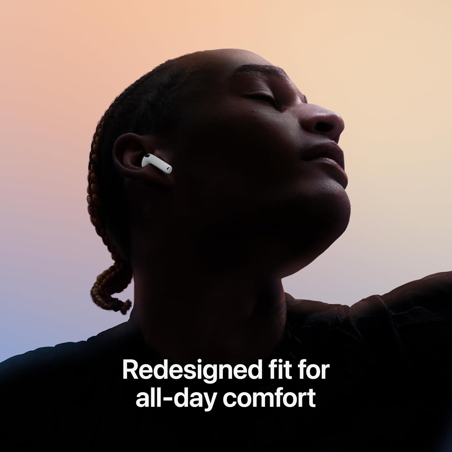 Apple AirPods 4 Wireless Earbuds, Bluetooth Headphones, Personalised Spatial Audio, Sweat and Water Resistant, USB-C Charging Case, H2 Chip, Up to 30 Hours of Battery Life, Effortless Setup for iPhone - Image 7