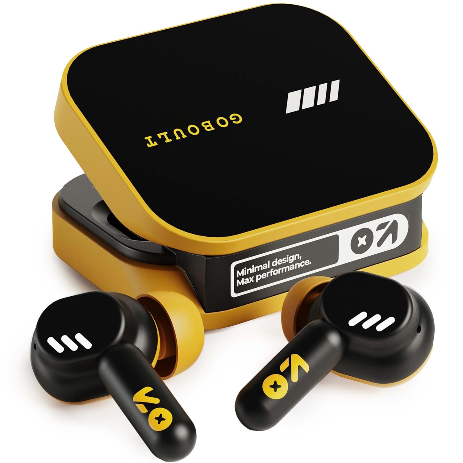 GOBOULT Tenet TWS Earbuds with 75H Playtime, Amp App Support, Quad Mic ENC, Dual Device Pairing Buds, 13mm Driver Ear Buds, Bluetooth 5.4 Wireless Earbuds (Midnight Blue) - Image 3