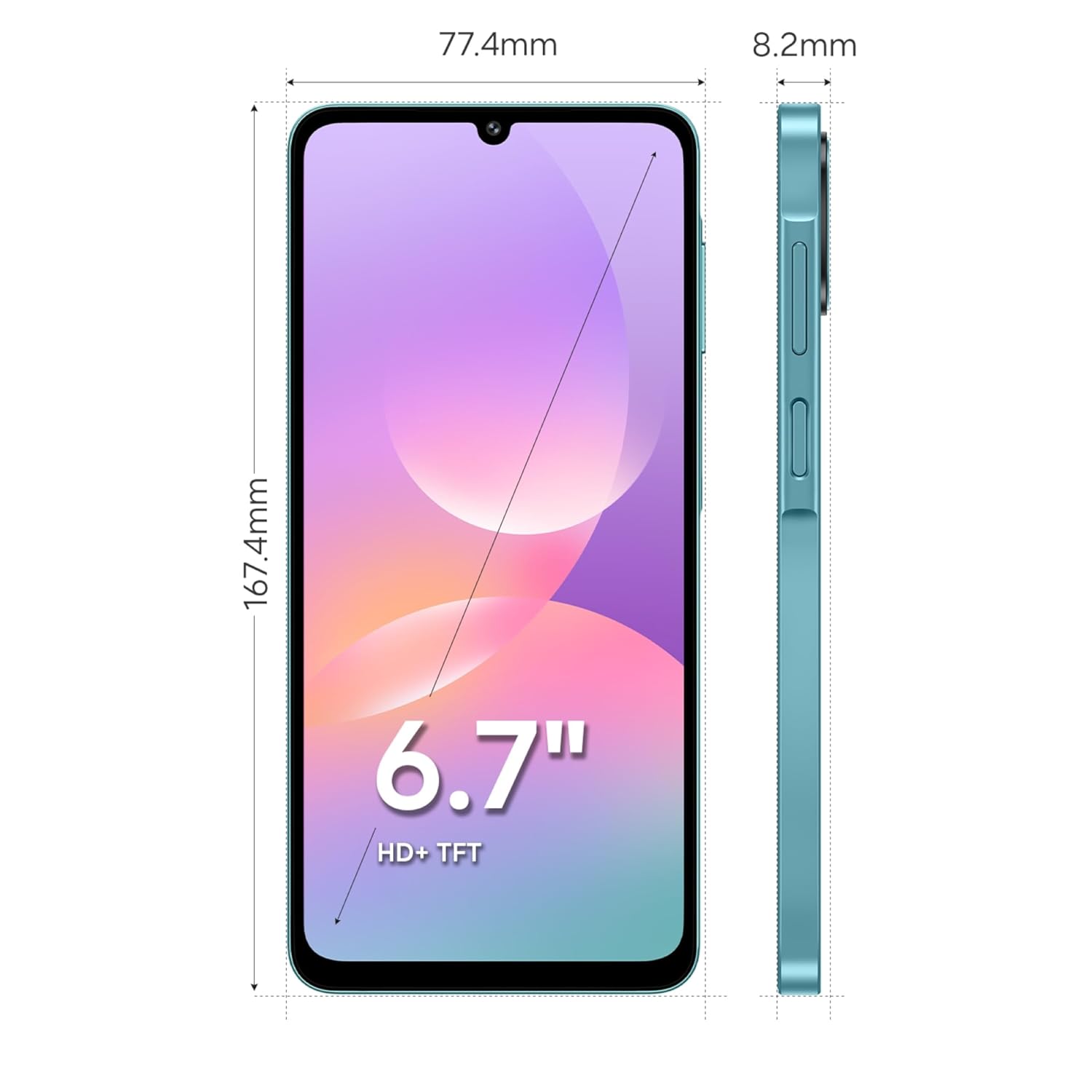 Samsung Galaxy M17e 5G Mobile (Vibe Violet, 4GB RAM, 128GB Storage) | Smoothest 120 Hz Refresh Rate| Monster 6000 mAh Battery | IP54 | 6 Gen OS Upgrades | AI | Gemini Live | Without Charger (Blitz Blue | Vibe Violet) - Image 5