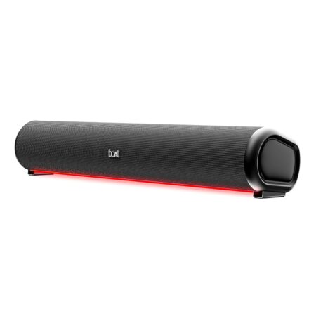 boAt Aavante Bar 950 Bluetooth Soundbar w/ 40W Signature Sound,RGB,Dual Passive Radiators, Up to 7 hrs Playback, Free Music Streaming on JioSaavn, Bluetooth Sound Bar, Soundbar Speaker, (Premium Black)