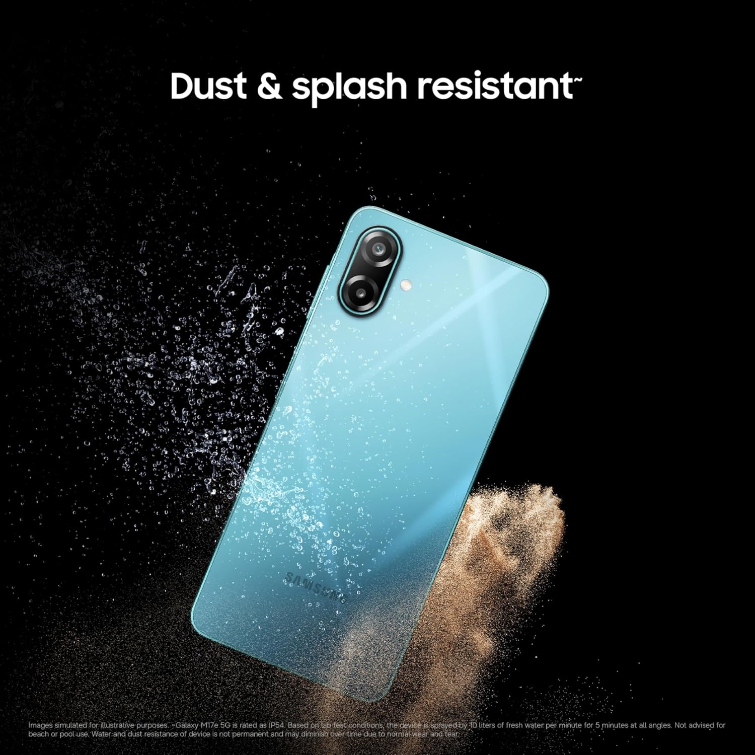 Samsung Galaxy M17e 5G Mobile (Vibe Violet, 4GB RAM, 128GB Storage) | Smoothest 120 Hz Refresh Rate| Monster 6000 mAh Battery | IP54 | 6 Gen OS Upgrades | AI | Gemini Live | Without Charger (Blitz Blue | Vibe Violet) - Image 8
