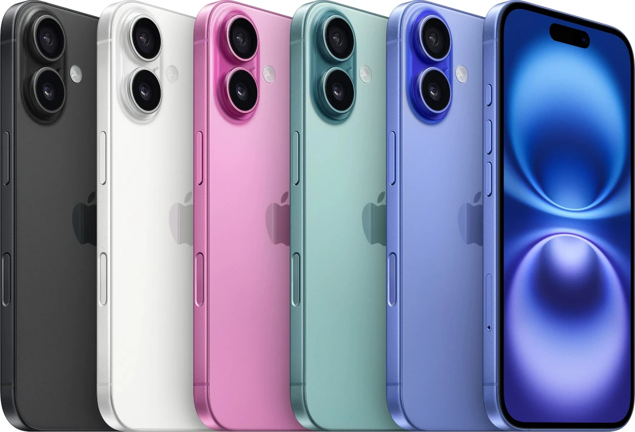 Apple iPhone 16 512 GB: 5G Mobile Phone with Camera Control, A18 Chip and a Big Boost in Battery Life. Works with AirPods, (White | Black | Pink | Teal | Ultramarine)
