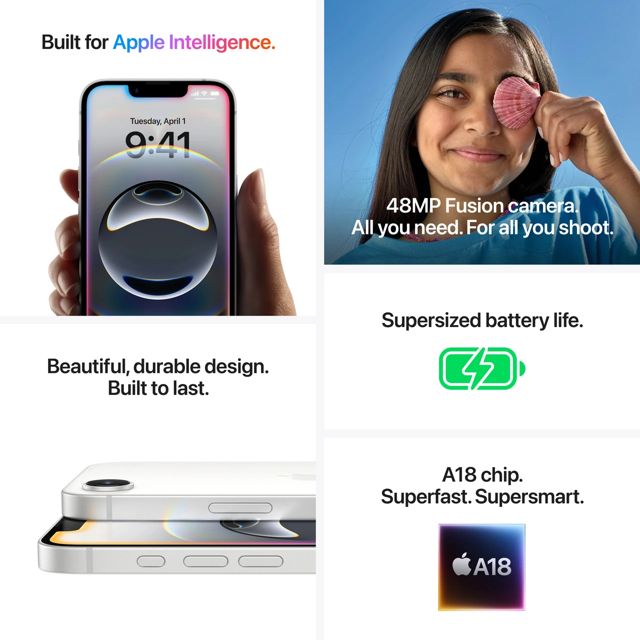 Apple iPhone 16 512 GB: 5G Mobile Phone with Camera Control, A18 Chip and a Big Boost in Battery Life. Works with AirPods, (White | Black | Pink | Teal | Ultramarine) - Image 17